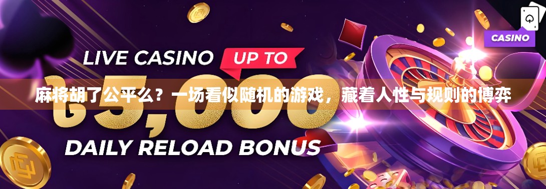 麻将胡了公平么？一场看似随机的游戏，藏着人性与规则的博弈