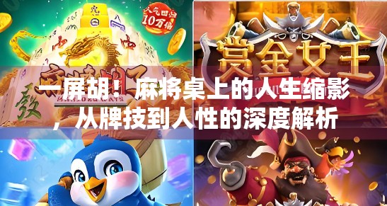 一屏胡！麻将桌上的人生缩影，从牌技到人性的深度解析