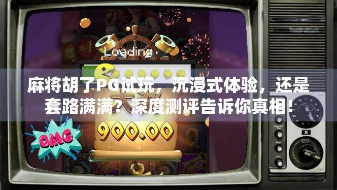 麻将胡了PG试玩，沉浸式体验，还是套路满满？深度测评告诉你真相！