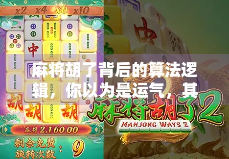 麻将胡了背后的算法逻辑，你以为是运气，其实是软件在算计你？