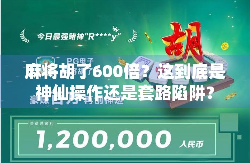 麻将胡了600倍？这到底是神仙操作还是套路陷阱？